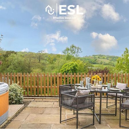 Luxurious 2 Bedroom Countryside Hot Tub Retreat In Stiperstones Shelve Exterior photo