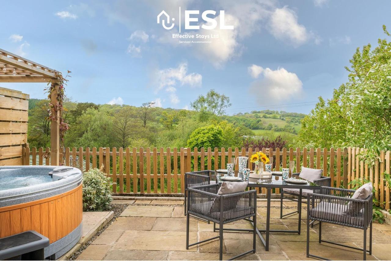 Luxurious 2 Bedroom Countryside Hot Tub Retreat In Stiperstones Shelve Exterior photo
